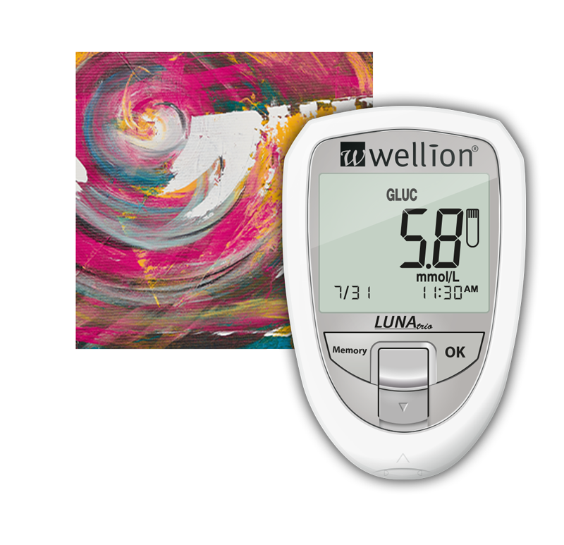 Wellion LUNA Duo Blutzucker- und Cholesterin-Messgerät